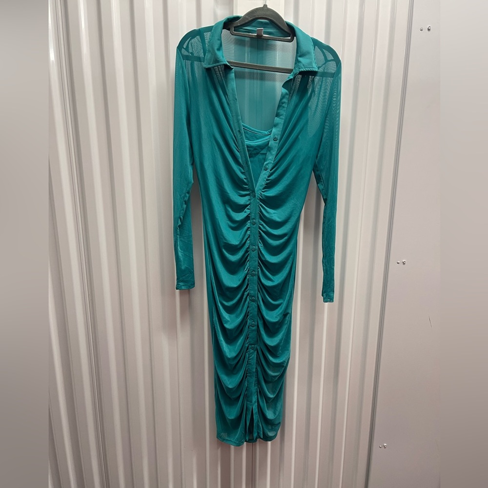 Blue dress